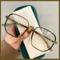 Transparent Computer glasses Stylish UV400 protection Flat mirror lenses Sunglasses Fashionable design Luxury brand eyeglasses for Office use Digital screen protection Fashion accessories Outdoor. 
