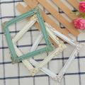 INS Photo Frame Nordic Resin Mini Picture Display Stand Embossment Handmade Photo Backdrop Retro Picture Holder Photography Prop.