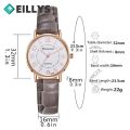 Ladies Women High-End Quartz Watch Female Quartz Business Watch Luxury Wristwatch Ladies Girls Clock Women Pu Leather Wristwatch.