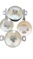 Kiam 7 Piece Ceramic Coating Granite Non Stick Cookware Set (Induction Bottom).