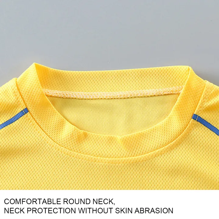 Elegantstunning%202%20Pieces%20Summer%20Children%20Sports%20Suit%20Short%20Sleeved%20T-shirt%20Shorts%20Quick-drying%20Sportswear%20Set%20For%203-8%20Years%20Old%20Boys%20-%20Image%204