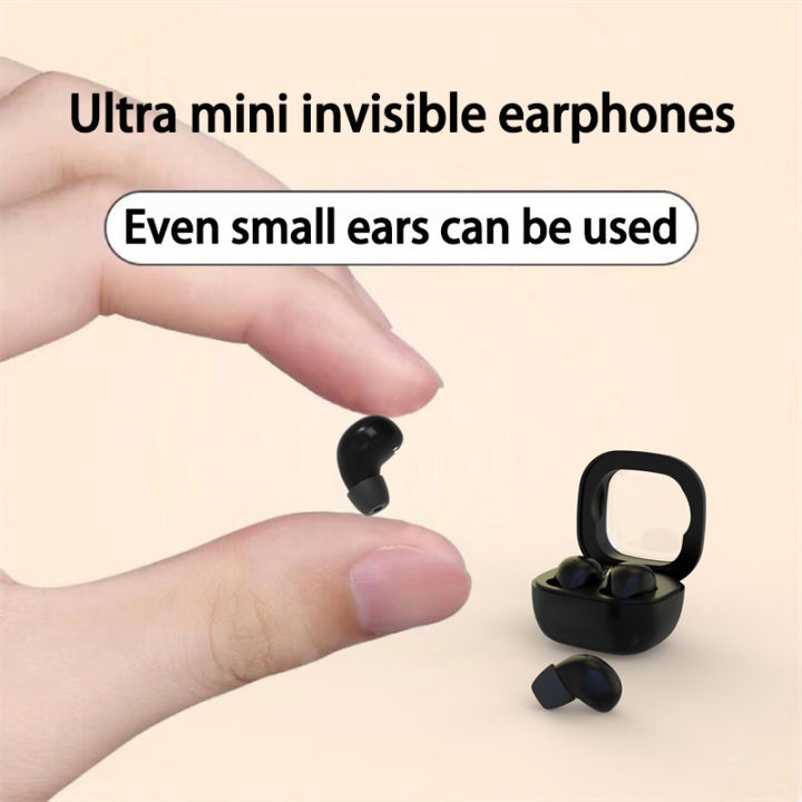 Invisible Earbuds Smallest Noise Cancelling Headphones Wireless