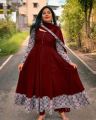 Linen Fashionable Ready made Gown designed long kamez and Orna For Stylish Women / Girls ( 3 pcs ) - Dress For Girls - 3 Pice Dress. 