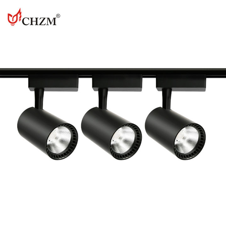 LED track lights, clothing store showcases, spotlights, super bright background wall spotlights, 360 degree rotating living room downlights