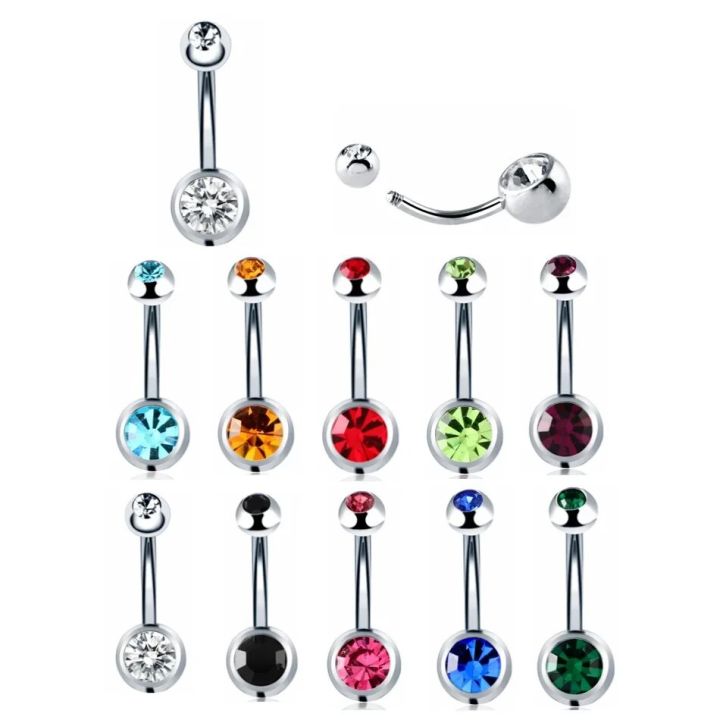 2/5/10PCS%20Crystal%20Belly%20Button%20Piercing%20Set%20Stainless%20Steel%20Zircon%20Belly%20Piercing%20Bulk%20Cz%20Navel%20Barbell%20Pack%20Piercing%20Ombligo%20-%20Image%203