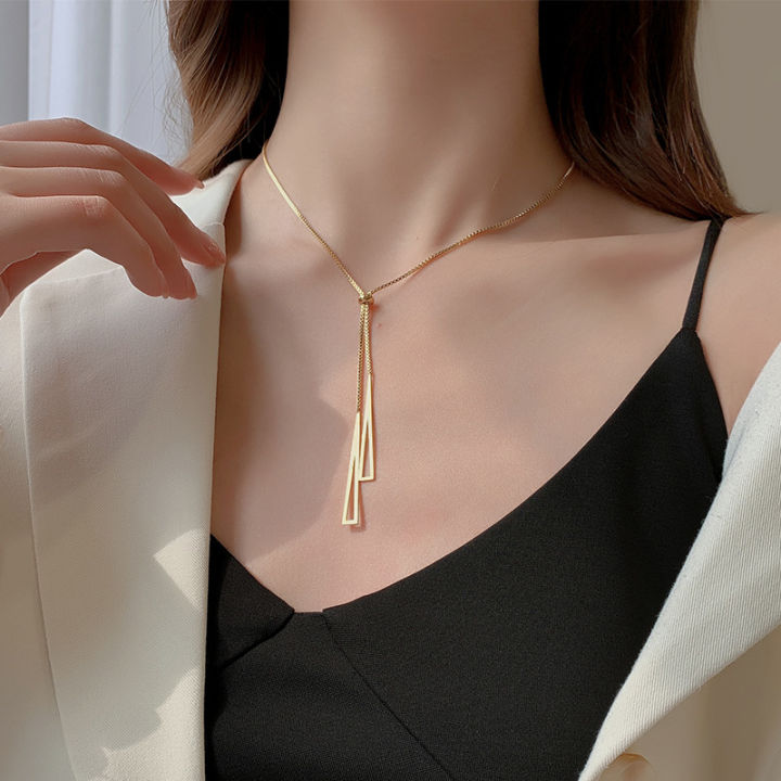 Necklace%20For%20Women%20Metal%20Jewelry%20Simple%20Choker%20Party%20Gift%20-%20Image%205