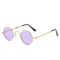 Retro hip-hop sunglasses small frame round Douyin Internet celebrity street mini glasses funny sunglasses little prince mirror. 
