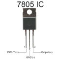 10Pcs Chinese LM7805 L7805CV L7805 7805 5V 1.5A Voltage Regulator IC 3 Pin TO-220 Package Fixed 5V Positive Voltage Regulator IC. 