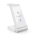 25W Fast Charging Station for Samsung 3 in 1 Wireless Charger for Galaxy Watch 5 Pro/4/3 S22/S21/S20/Note20/Z Flip 4/Fold 4 Buds. 