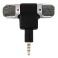 LALA High Performance 3.5mm Jack Portable Mini Mic Digital Stereo Microphone for Recorder Phone Sing Song Karaoke. 