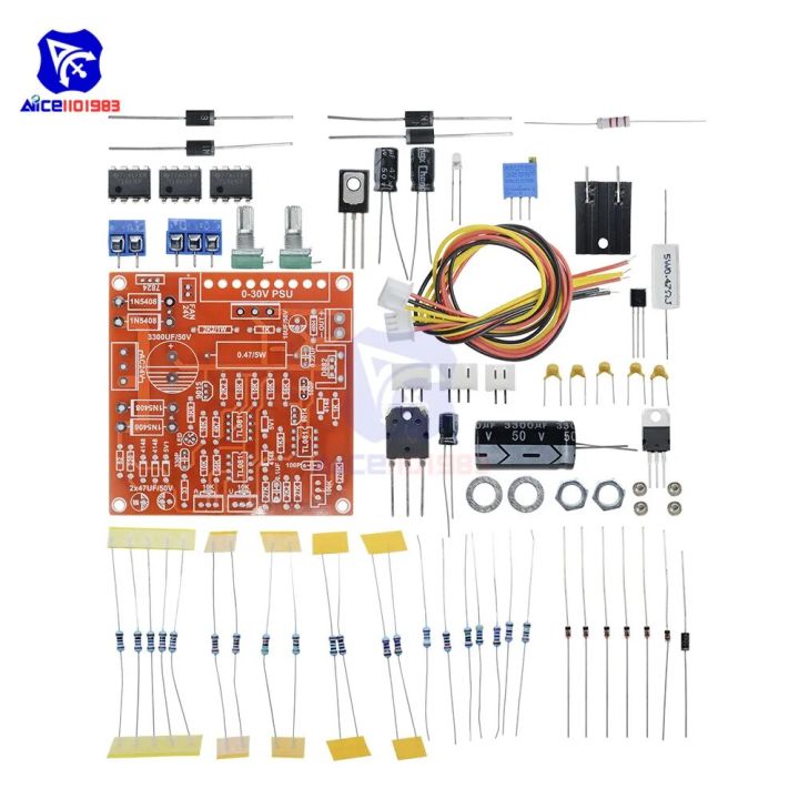 【Hey my home】DIY 0 -30V 2mA Adjustable DC Regulated Power Supply Module Short Circuit Current Limiting Protection for Arduino