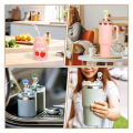 4 Pack Silicone Straw Cover Cap for Cup Cute Mushroom Topper with Handle - Compatible with 30&40 Oz Tumbler Easy Install.