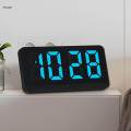 Desk Digital Clock LED Desktop Alarm Clock, Display Dimmer Digital Wall Clock, Electronic Desktop.
