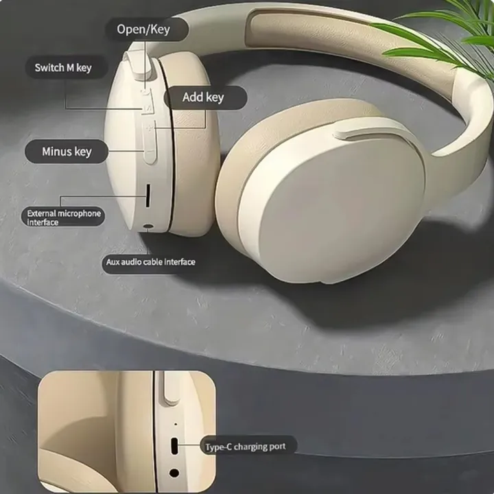 Xiaomi%20Headphones%20P2961%20Bluetooth%205.3%20Over-ear%20Earphone%20For%20Samsung%20iPhone%20Stereo%20Hifi%20Headset%20Game%20Earbuds%20With%20Mic%20-%20Image%205