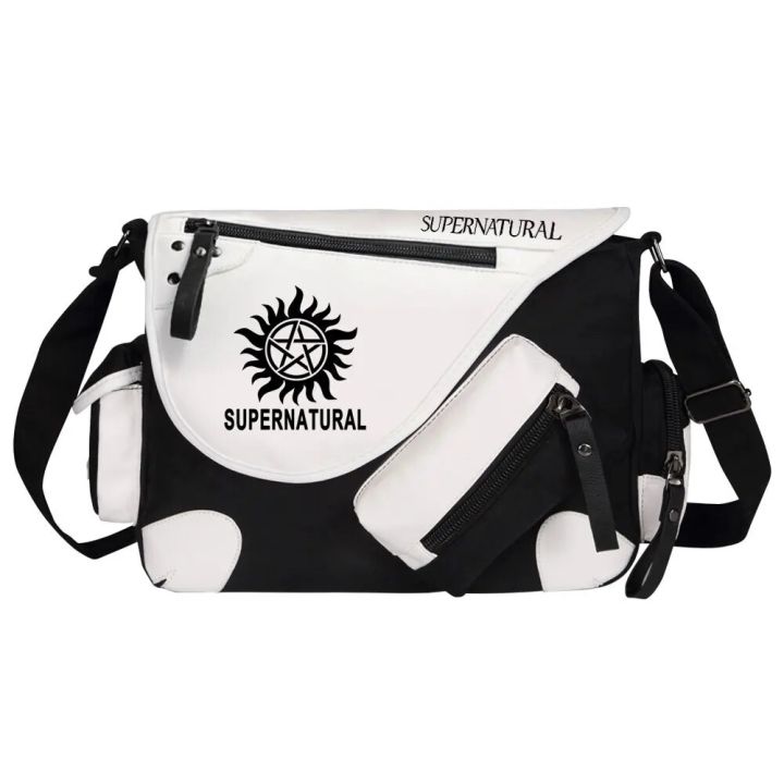 Supernatural%20Evil%20SPN%20Women%20Canvas%20Casual%20Zipper%20Men%20Shoulder%20Bag%20Crossbody%20Bags%20Boys%20Girls%20Kids%20Schoolbags%20Messenger%20Bag%20-%20Image%204