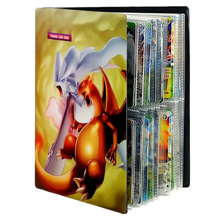 【happy one】Pokemon Cards Album 240pcs Holder Collections PokéMon Cards Binder For Pokemon Game Trade GX EX Card Folder Gift