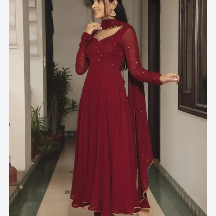 Gorgeous%20looking%20Wet%20Lace%20Georgette%20Stone%20&%20Lace%20Work%20Readymade%20Gown%20Three%20Piece%20-%20Image%206