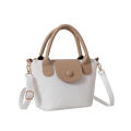 Fashionable and ersatile portable small bag for women's new contrasting color casual buet bag, 2023 autumn /winter nhe appointment crossbo bag.