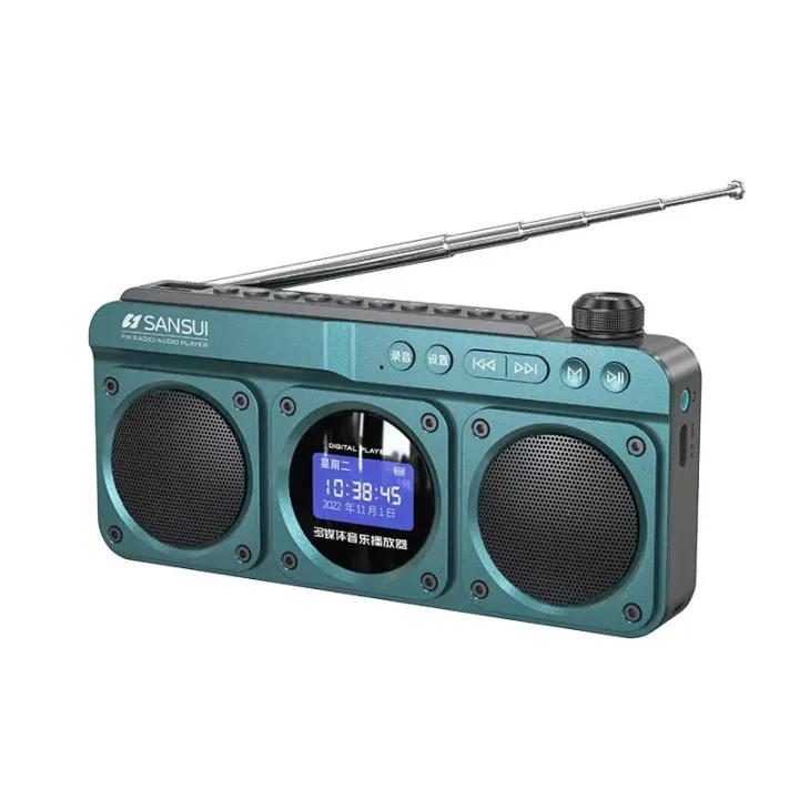 SANSUI%20F28%20Mini%20Elderly%20FM%20Radio%20Outdoor%20Wireless%20Bluetooth%20Speakers%20MP3%20Walkman%20Hi-fi%20Sound%20Quality%20LED%20Clock%20Lyrics%20Display%20TF%20-%20Image%207