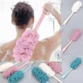 Long Handle Bath Sponge Shower Brush Back Scrubber For Shower Soft Mesh Body Back Cleaner Washer Body Bath Massage Brush.