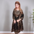 Unstitched Cotton Afsan & Screen Print Glorious Designed (By Fahima Fashion Ghor) Fashionable Three Pis For Woman (3pis).
