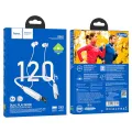 Hoco ES62 Pretty Neckband Bluetooth Earphone 120 Hours Use Time Dual Play Mode Neckband Long Time Standby.