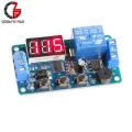 DC 12V Infinite Cycle De-lay Timing Timer Relay ON OFF Switch Loop Module With LED Display. 