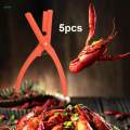 5 Pieces Crawfish Sheller Manual Easily Remove Seafood Tool for Party Home. 