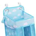 Detachable Storage Hanging Bag, Baby Essentials, for Bedside Storage Diaper Stacker Wall. 