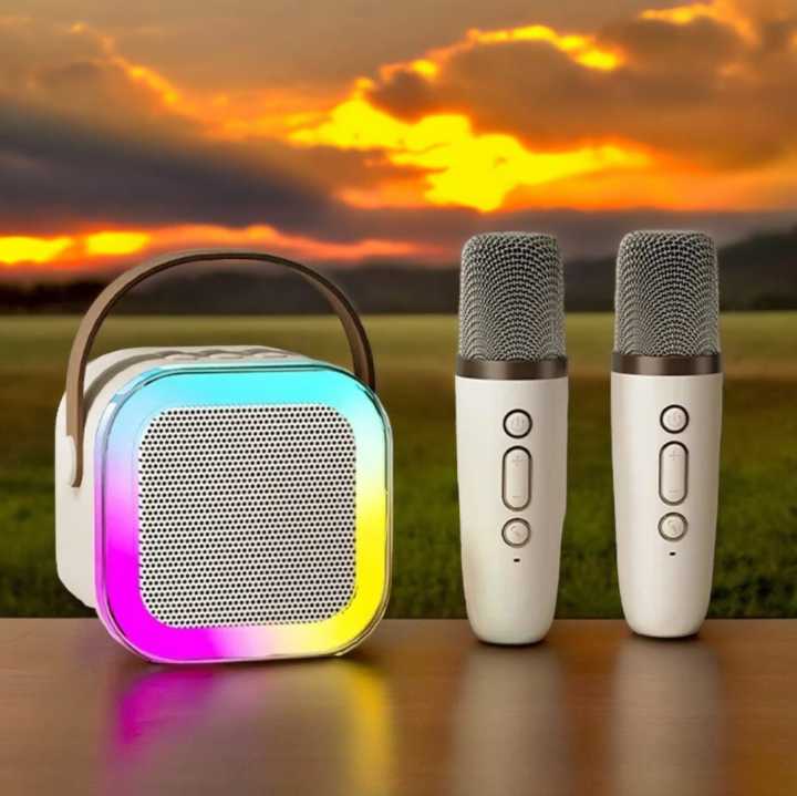 K12%20Karaoke%20Machine%20Portable%205.3%20Bluetooth%20Speaker%20System%20with%202%20Wireless%20Microphones%20for%20Home%20Family%20Singing%20Children's%20Gifts%20-%20Image%206