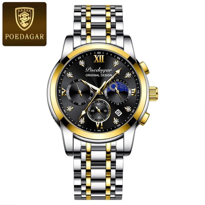 Poedagar%20PO805S%20Silver%20&%20Golden%20Two%20Tone%20Stainless%20Steel%20Chronograph%20Wrist%20Watch%20For%20Men%20-%20Black%20&%20Silver%20&%20Golden%20-%20Image%202