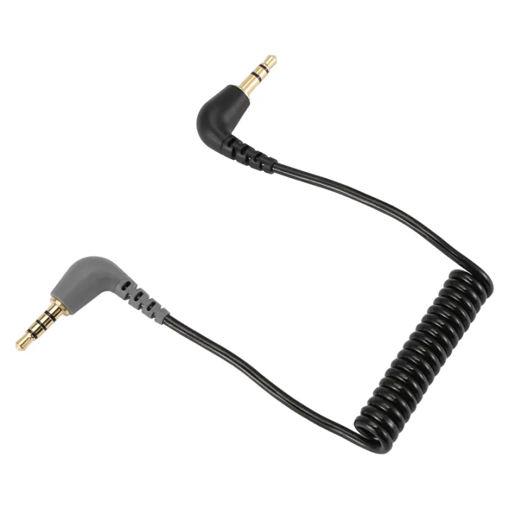 Spring Wire Mic TRS to TRRS Microphone Cable Replacement Spring Coiled Wire | Daraz.com.bd