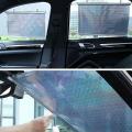 Car Windshield Sun Shade Automatic Retractable Car Window Sunshade Car Protection Auto Sun Shade Block Visor Anti-UV for Car-50x125cm black. 