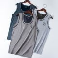 Mens Underwear Sleeveless TaTop Solid Muscle Vest Undershirts O-neck Srt T-shirt men's vest bodybuilding Men's tatop. 