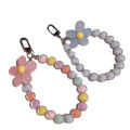 1Pc Colorful Flower Beaded Mobile Phone Charm Strap Chain Lanyard Women Girl Jewelry Phone Holder Beads Pendant Cherry Super Store. 