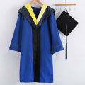 Bachelor Uniform Super Soft Bachelor Hat Graduation Cloak Photography Props Set.