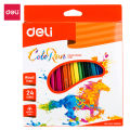 Deli	EC00120 Plastic Colored Pencil 24 Colors. 