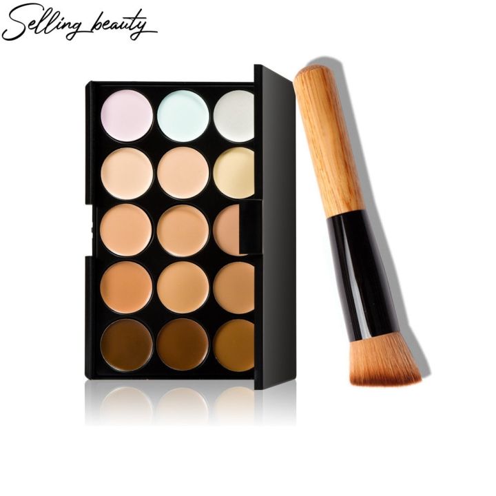 Full%20Coverage%20Concealer%20+%20Foundation%20Brush%20Makeup%20Set%20Cream%20Professional%20Contour%20Palette%20Professional%20Color%20Brush%20Sponge%20Puff%20-%20Image%205