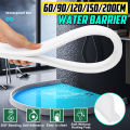 OIMG 60-200Cm Flexible Water Stopper Water Retaining Strip Barrier Non-Slip Dry And Wet Separation Bathroom Shower Kitchen Water Stopper.