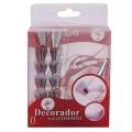 Cake Decorater Tool Stainless Steel Icing Edger Pastry Kneader Baking Accessories.