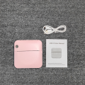 Fun Print Portable Thermal Self-adhesive Stickers Photo Printer HD Mini Bluetooth 57*25mm Supplies 2d Label Maker For Phone MuXiaRe.