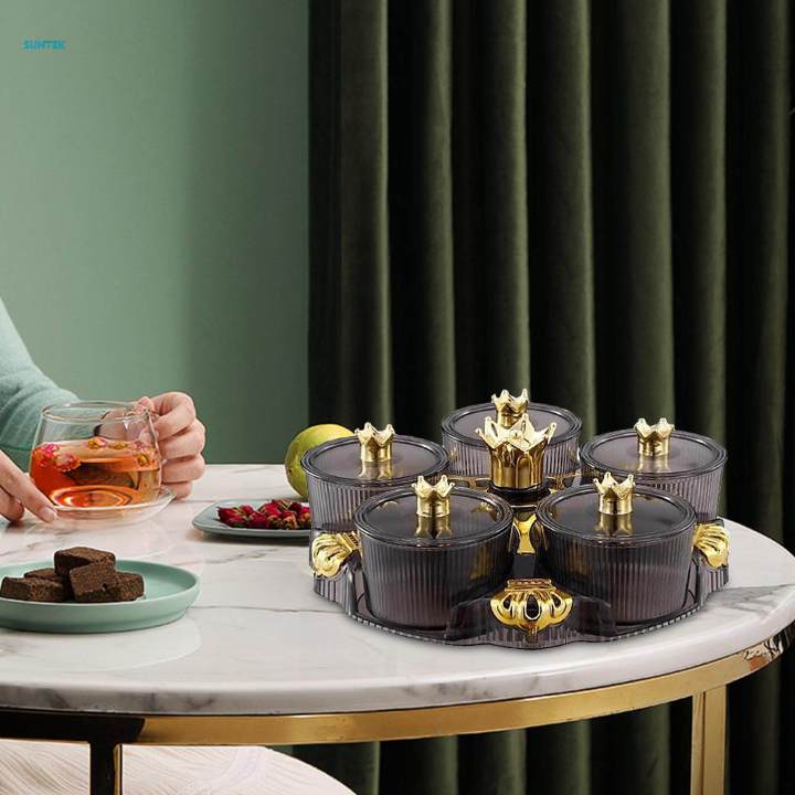 Divided%20Serving%20Tray%20Portable%20Decorative%20Appetizer%20Tray%20Rotatable%20Snack%20Platter%20for%20Cakes%20Cookies%20-%20Image%208