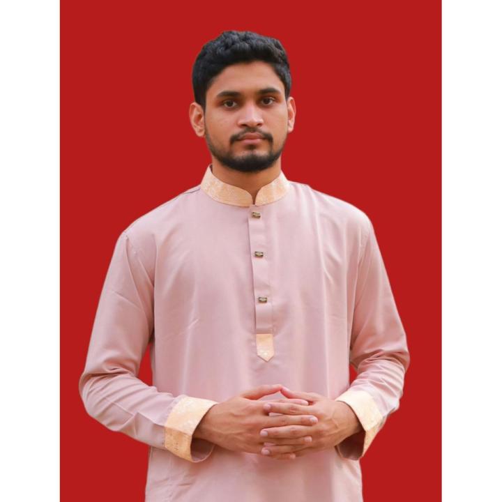 Mens Contrusted Premimum Punjabi for Romadan EID