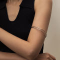 Punk Armlet Adjustable Upper Arm Cuff Minimalist Bangle Armband Arm Bracelet Jewelry Gift Mzea. 