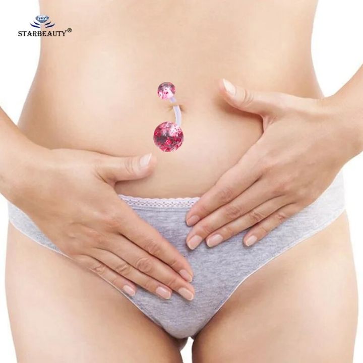 Sparkling%20Powder%205pcs/lot%20Clear%20Soft%20Acrylic%20Belly%20Ring%20Navel%20Piercing%20Helix%20Earring%20Curved%20Barbell%20Belly%20Button%20Rings%20Jewelry%20-%20Image%204