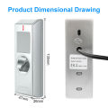 IP65 Waterproof RFID 125khz Biometrics Fingerprint Access Controler 2000 card User 1000 Finger Door Access Control Reader Opener.