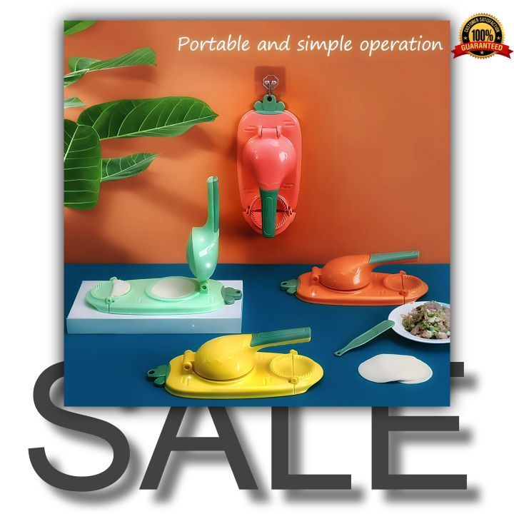 DIY Dumplings Maker Dough Pressing Tool Manual Wrapper Making Plastic Mold Dumpling Skin Artifact Dough Press Kitchen Accessorie