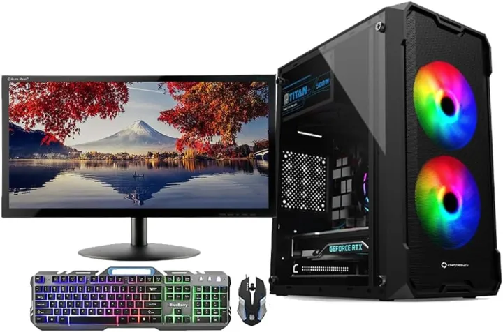Gaming Desktop Computer Set Intel Core i5 RAM 16GB SSD 128GB HDD 500GB Graphics 2GB Built in Gaming ...