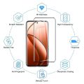 (New) for realme 12 pro/12 Pro plus 5g 2in1 tempered glass camera film for realmi 12pro 12 pro curved black edge tempered film. 