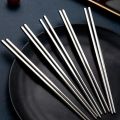 Stainless Steel Chopstick 2 Pcs (japanese/ chinese/ Korean).